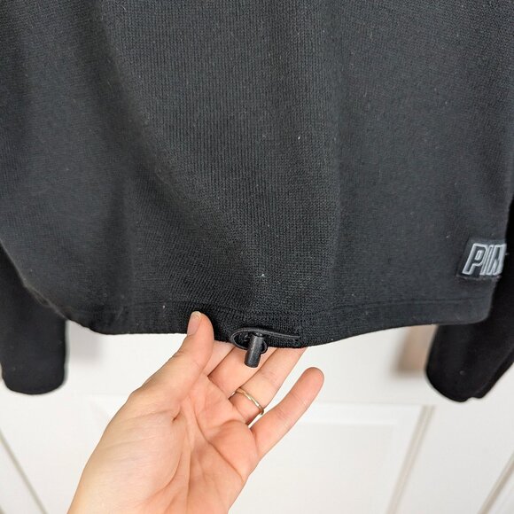 PINK Victoria's Secret | Rainbow Logo Crop Hoodie Size Small - Picture 3 of 8